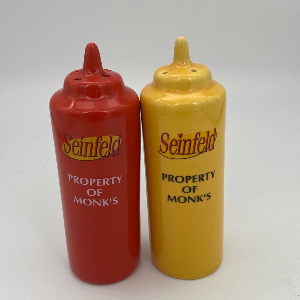 SEINFIELD Property of Monks Salt Pepper Set‎